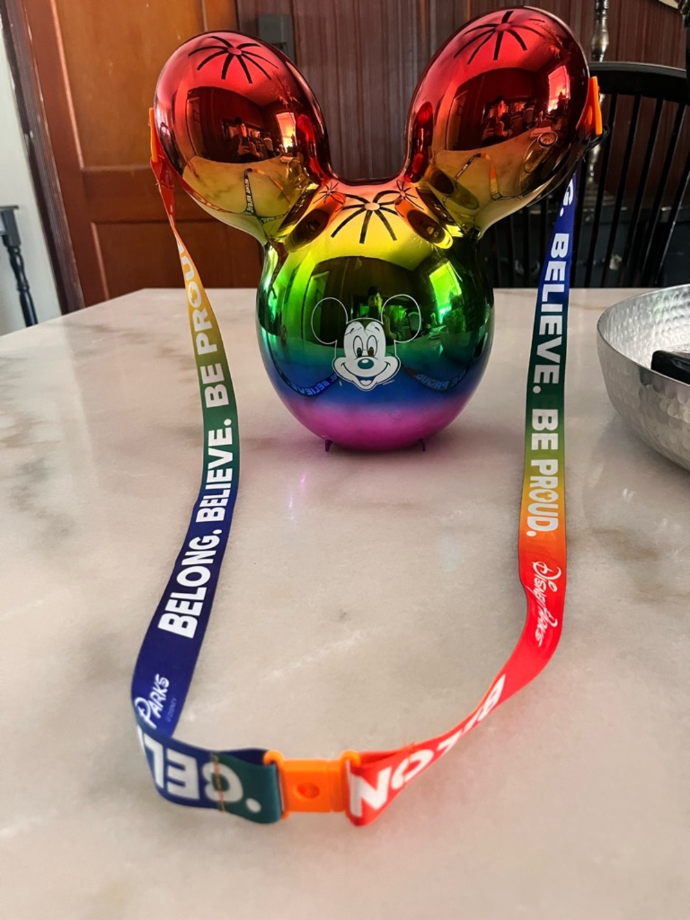 Disneyland Rainbow Pride Exclusive Popcorn Bucket Disney Mickey Mouse Balloon